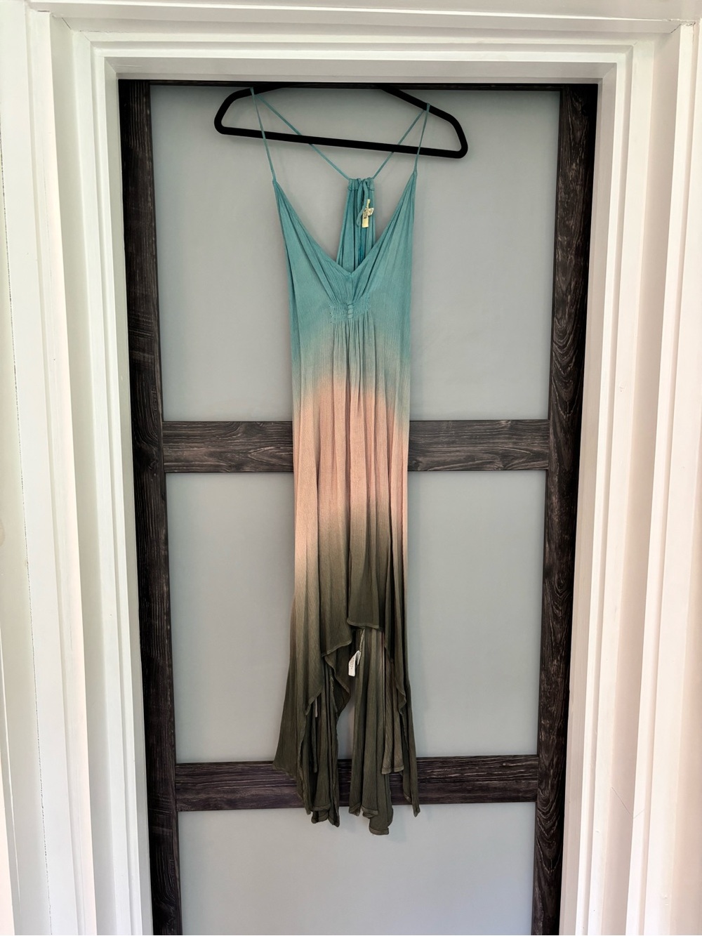 Kori color block swim coverup